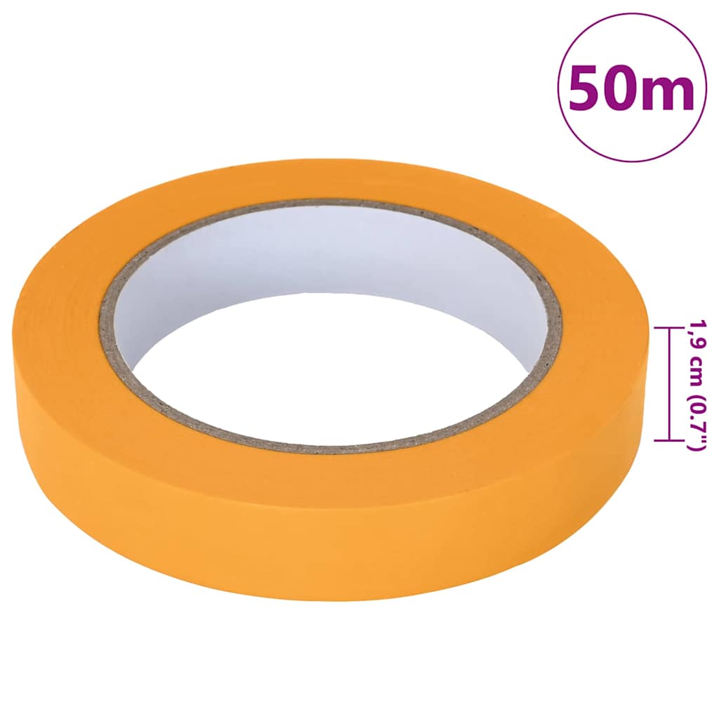 Verf Maskertapes 12 pcs Geel 19mm x 50m Papier