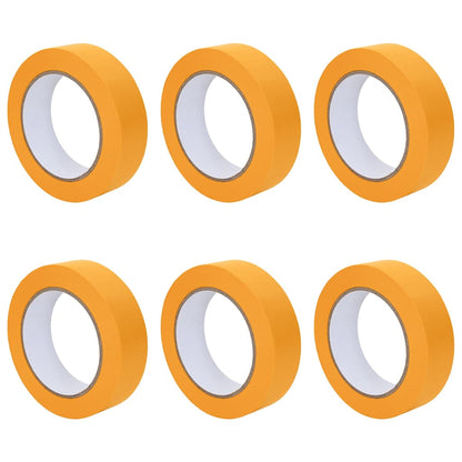 Verf Maskertapes 6 pcs Geel 25mm x 50m Papier