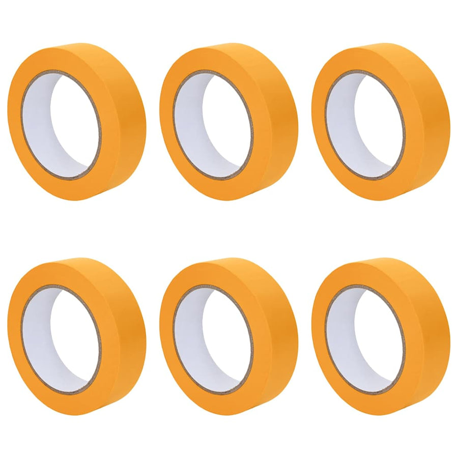 Verf Maskertapes 6 pcs Geel 25mm x 50m Papier