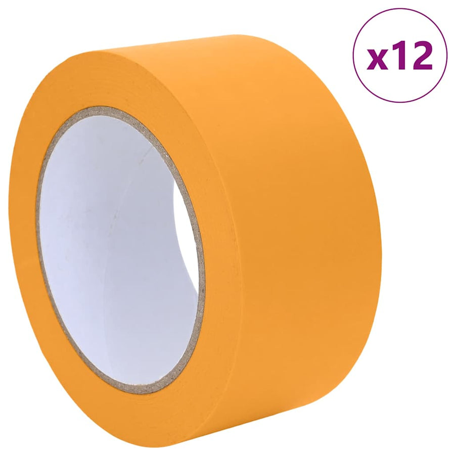 Verf Maskertapes 12 pcs Geel 50mm x 50m Papier