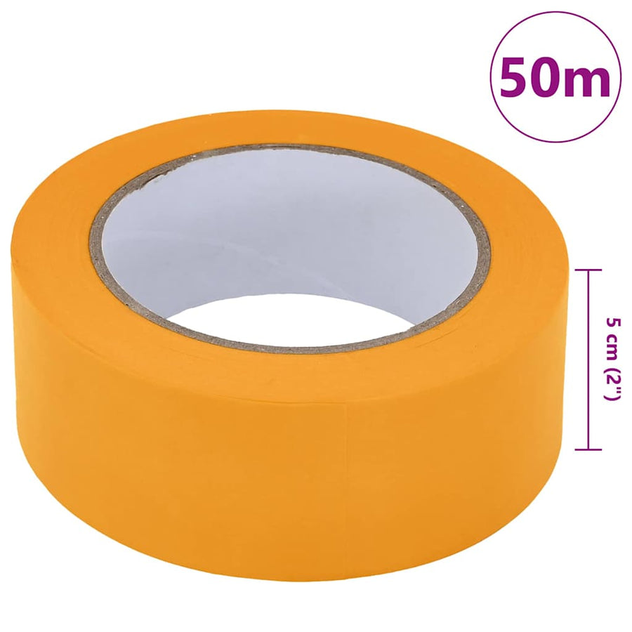 Verf Maskertapes 12 pcs Geel 50mm x 50m Papier