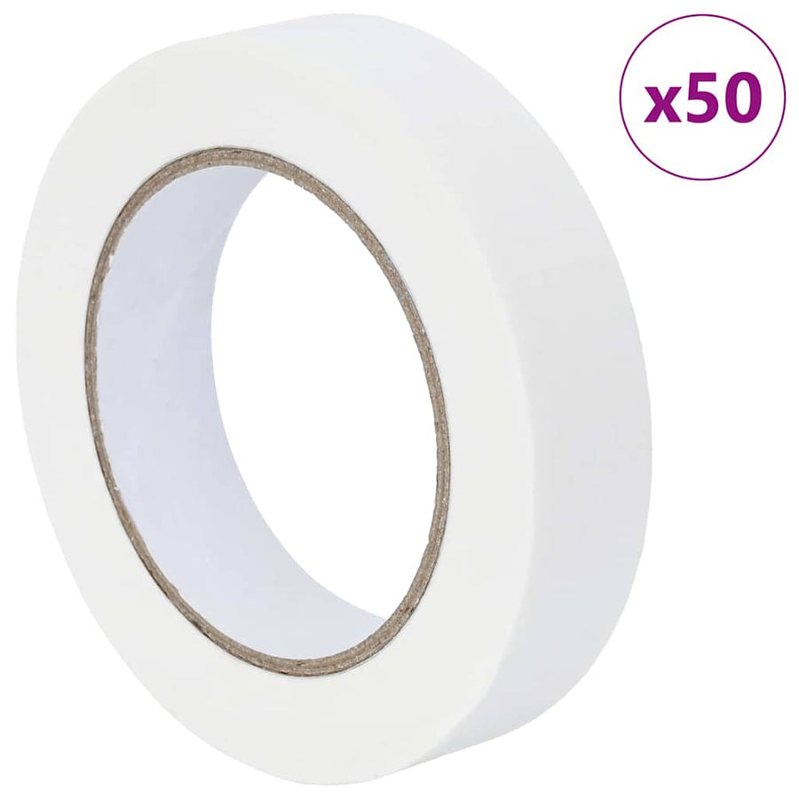 Verf Maskertapes 50 pcs Wit 25mm x 50m Papier