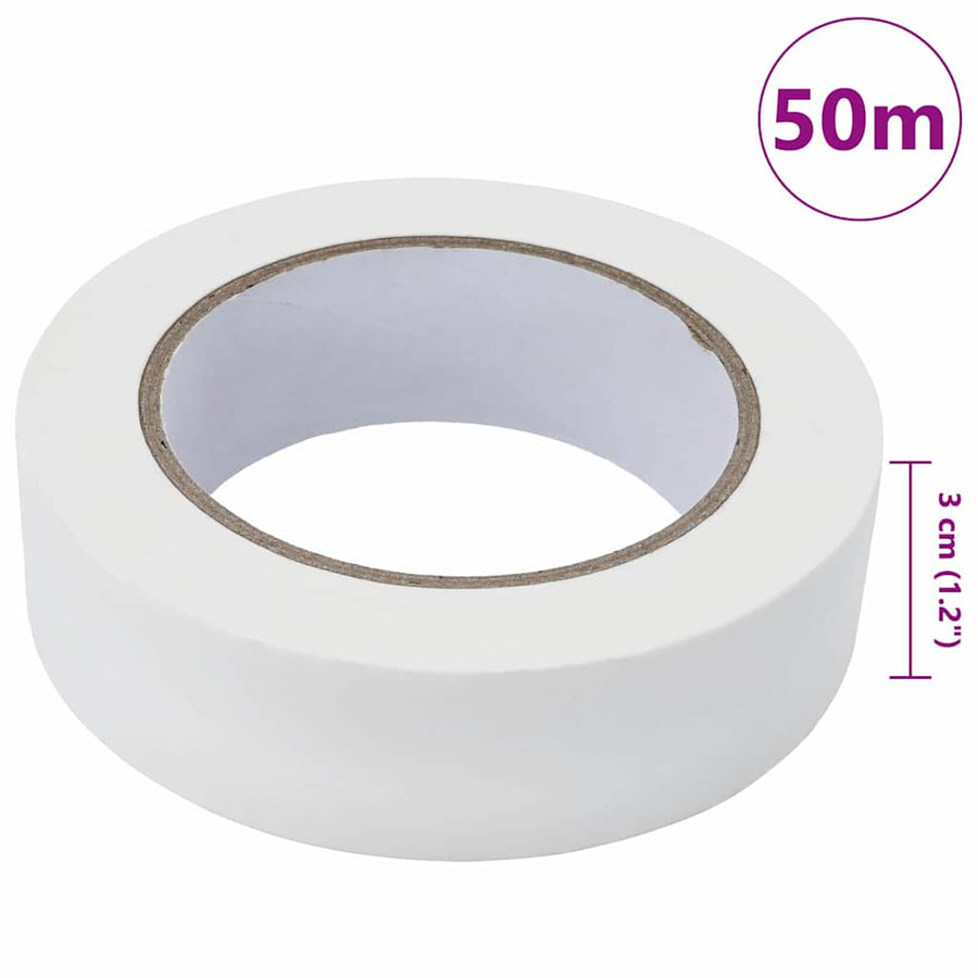 Verf Maskertapes 6 pcs Wit 30mm x 50m Papier