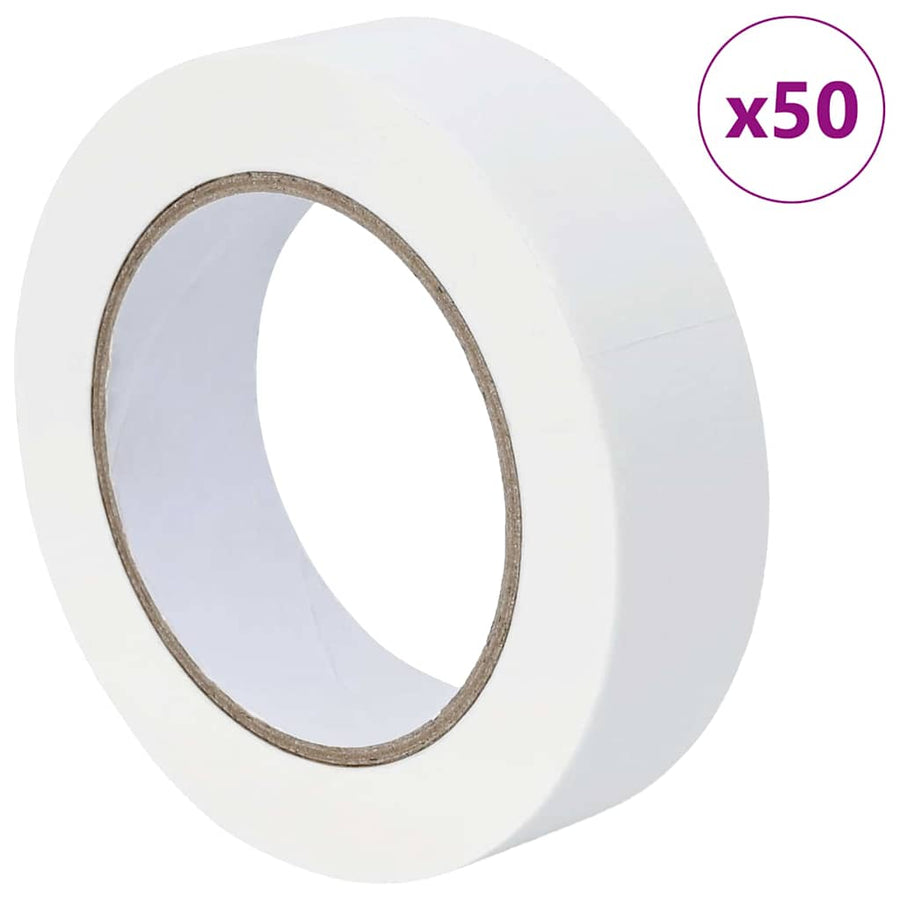 Verf Maskertapes 50 pcs Wit 30mm x 50m Papier
