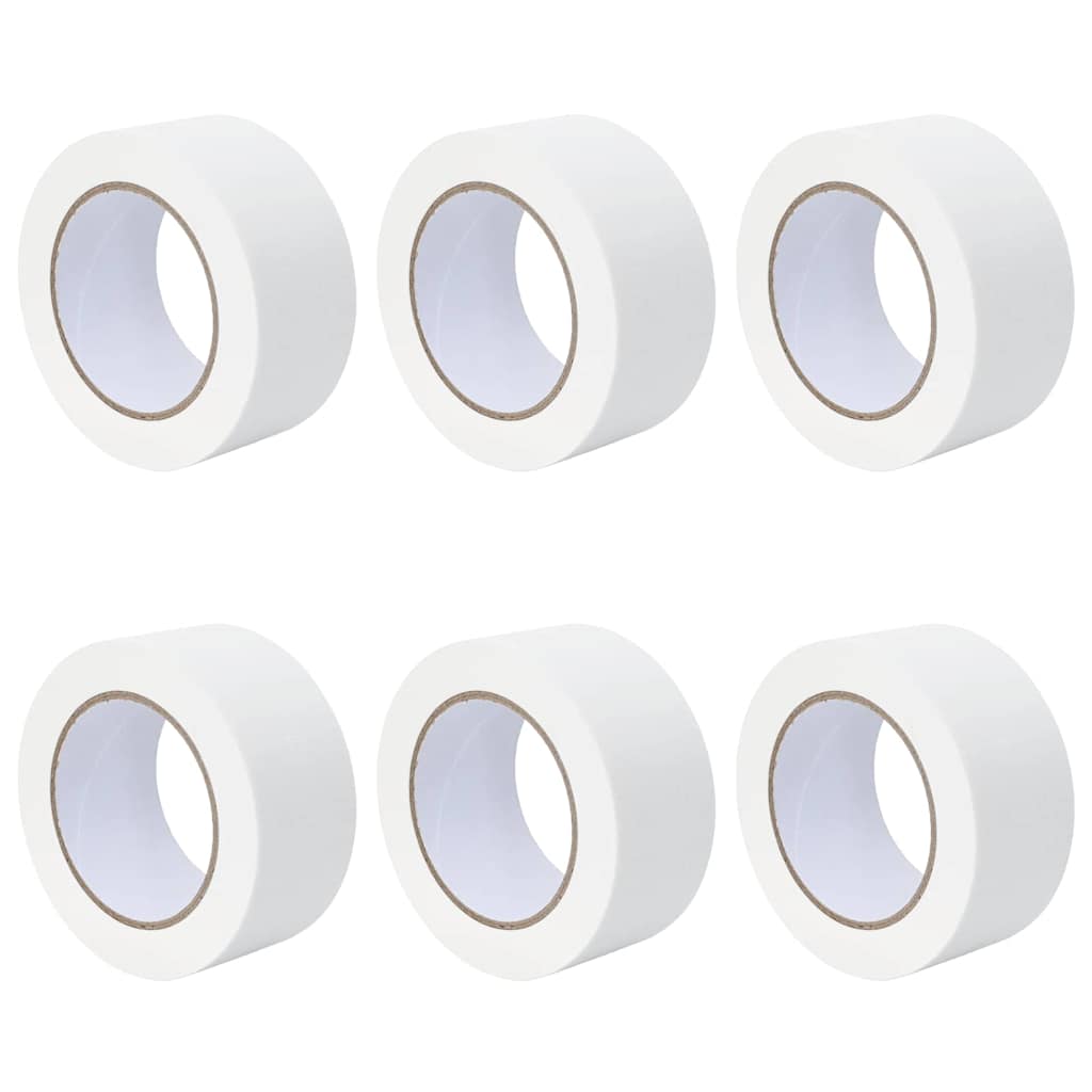 Verf Maskertapes 6 pcs Wit 50mm x 50m Papier