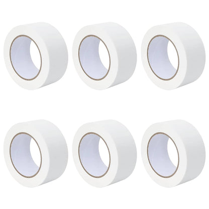 Verf Maskertapes 6 pcs Wit 50mm x 50m Papier