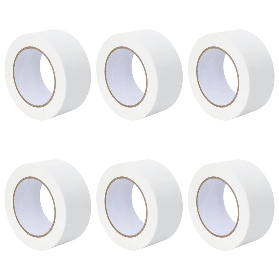 Verf Maskertapes 6 pcs Wit 50mm x 50m Papier