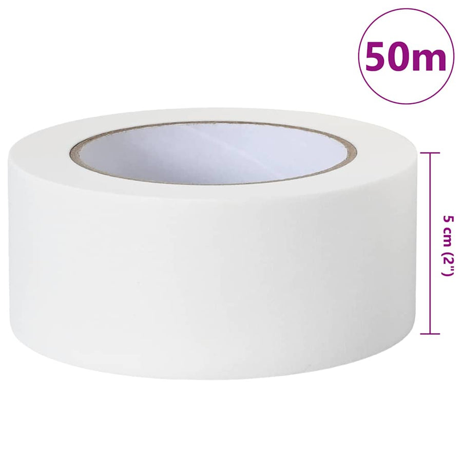 Verf Maskertapes 6 pcs Wit 50mm x 50m Papier