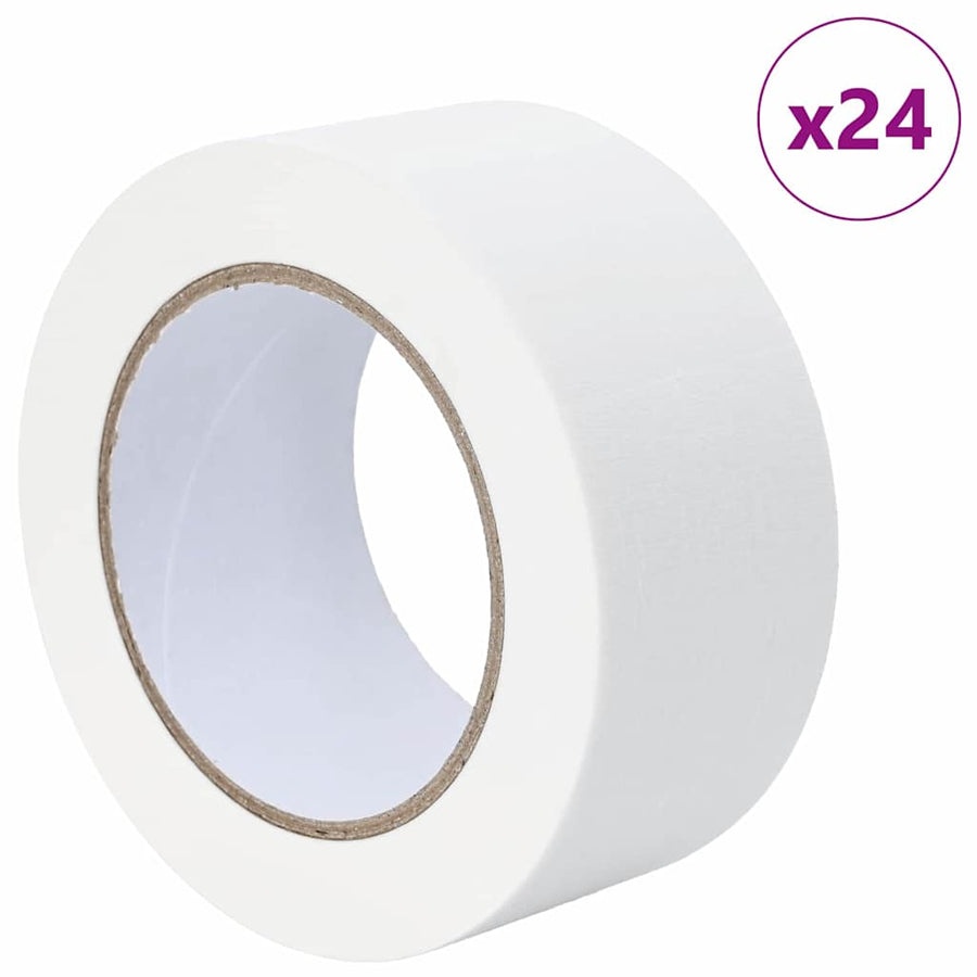 Verf Maskertapes 24 pcs Wit 50mm x 50m Papier