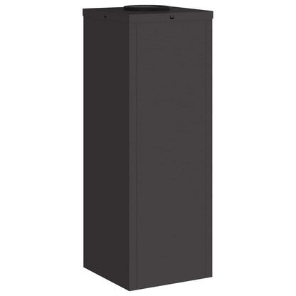 Zonne LED Padverlichting 2 pcs Zwart Koudgewalst staal
