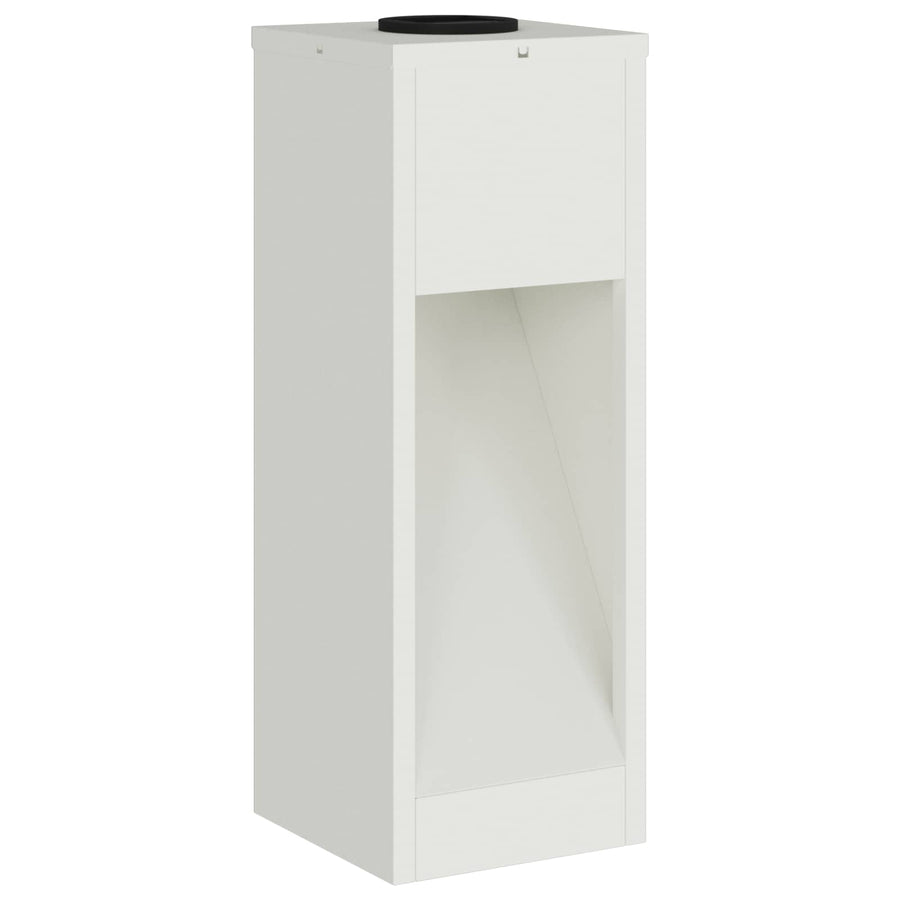 Zonne LED Padverlichting 2 pcs Wit Koudgewalst staal