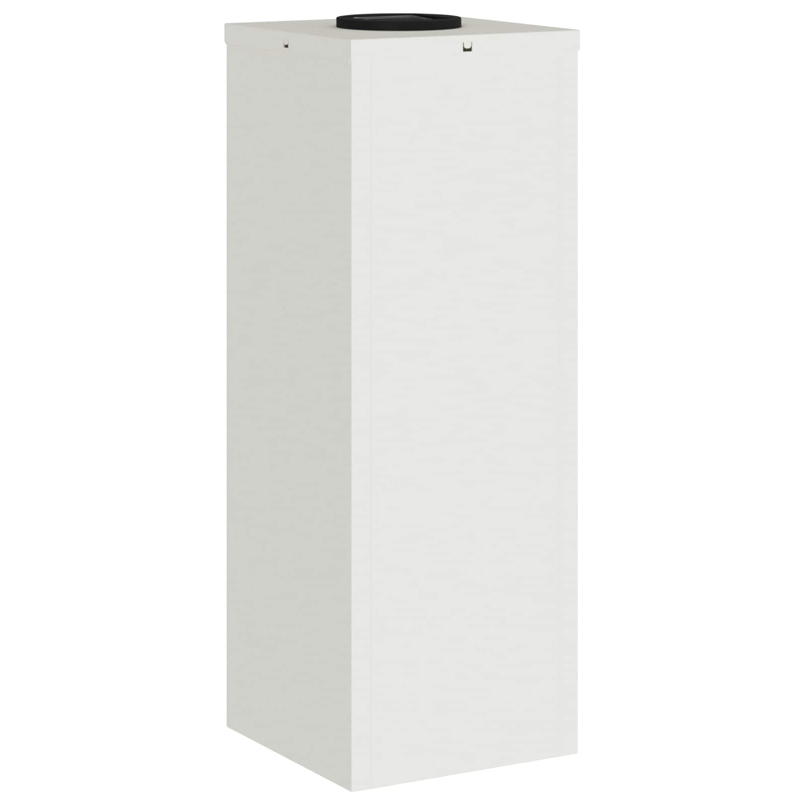 Zonne LED Padverlichting 2 pcs Wit Koudgewalst staal