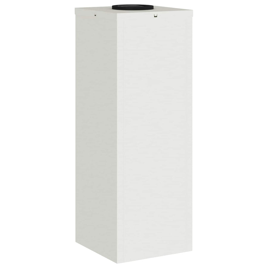 Zonne LED Padverlichting 2 pcs Wit Koudgewalst staal