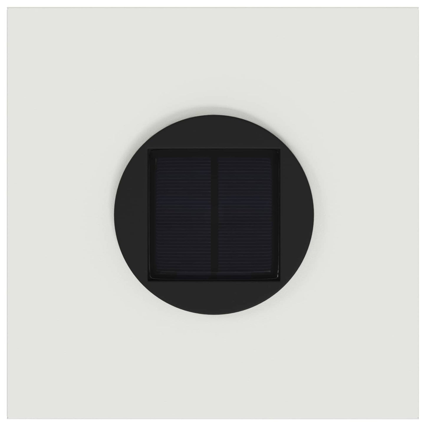 Zonne LED Padverlichting 2 pcs Wit Koudgewalst staal