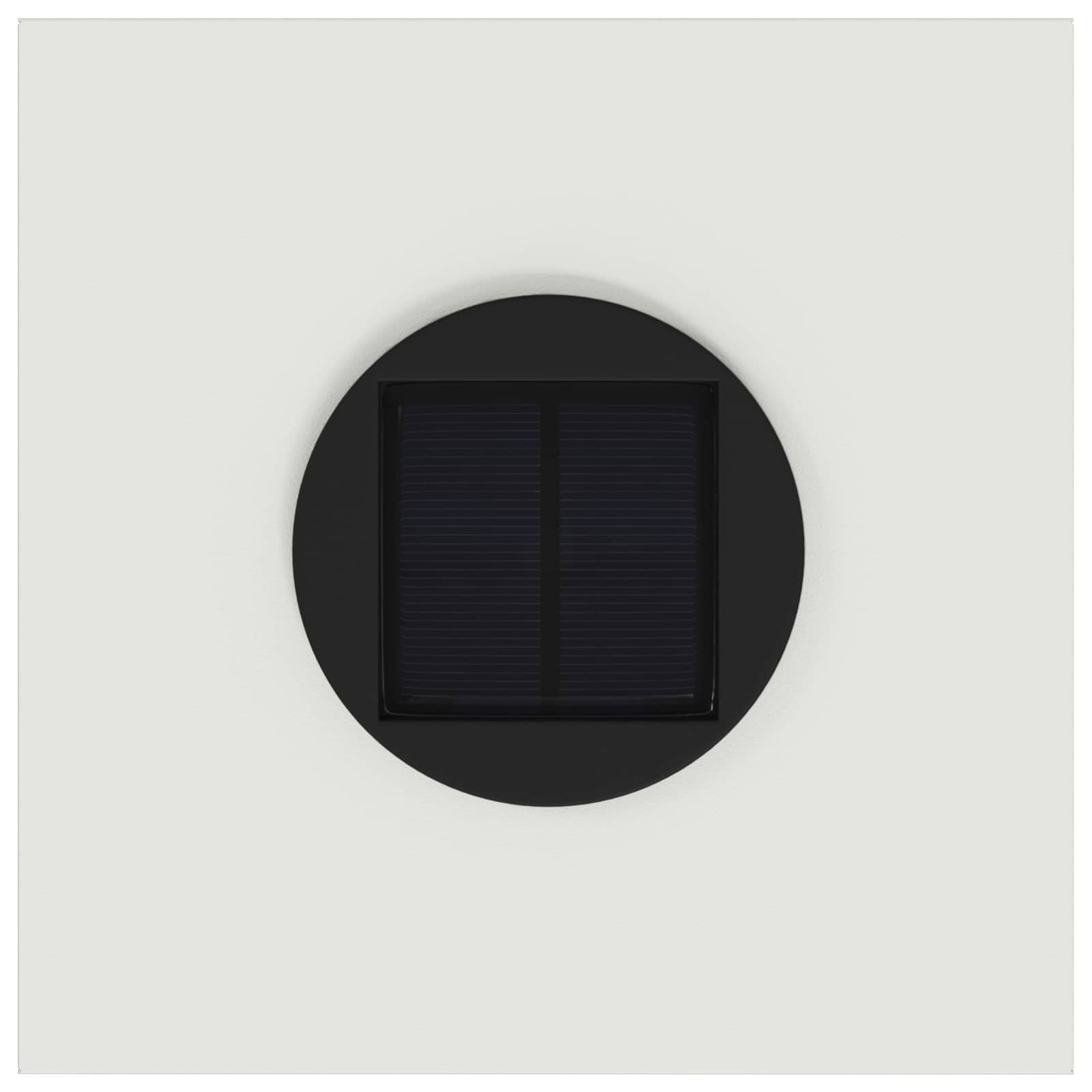 Zonne LED Padverlichting 2 pcs Wit Koudgewalst staal