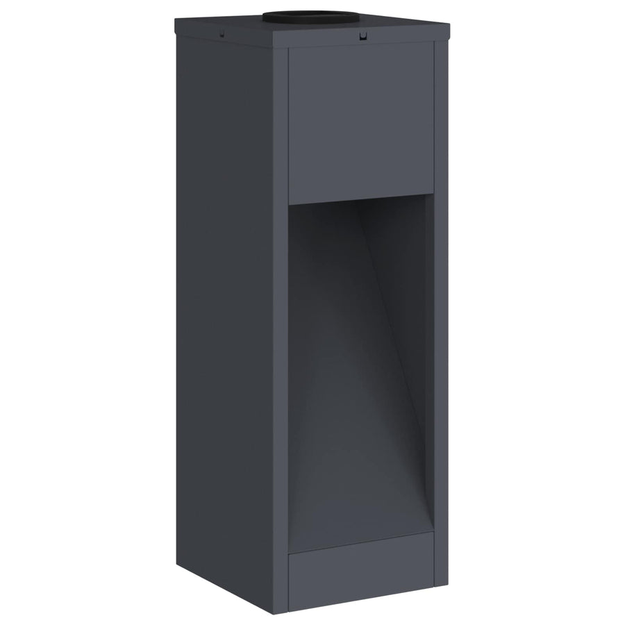 Zonne LED Padverlichting 2 pcs Antraciet Koudgewalst staal