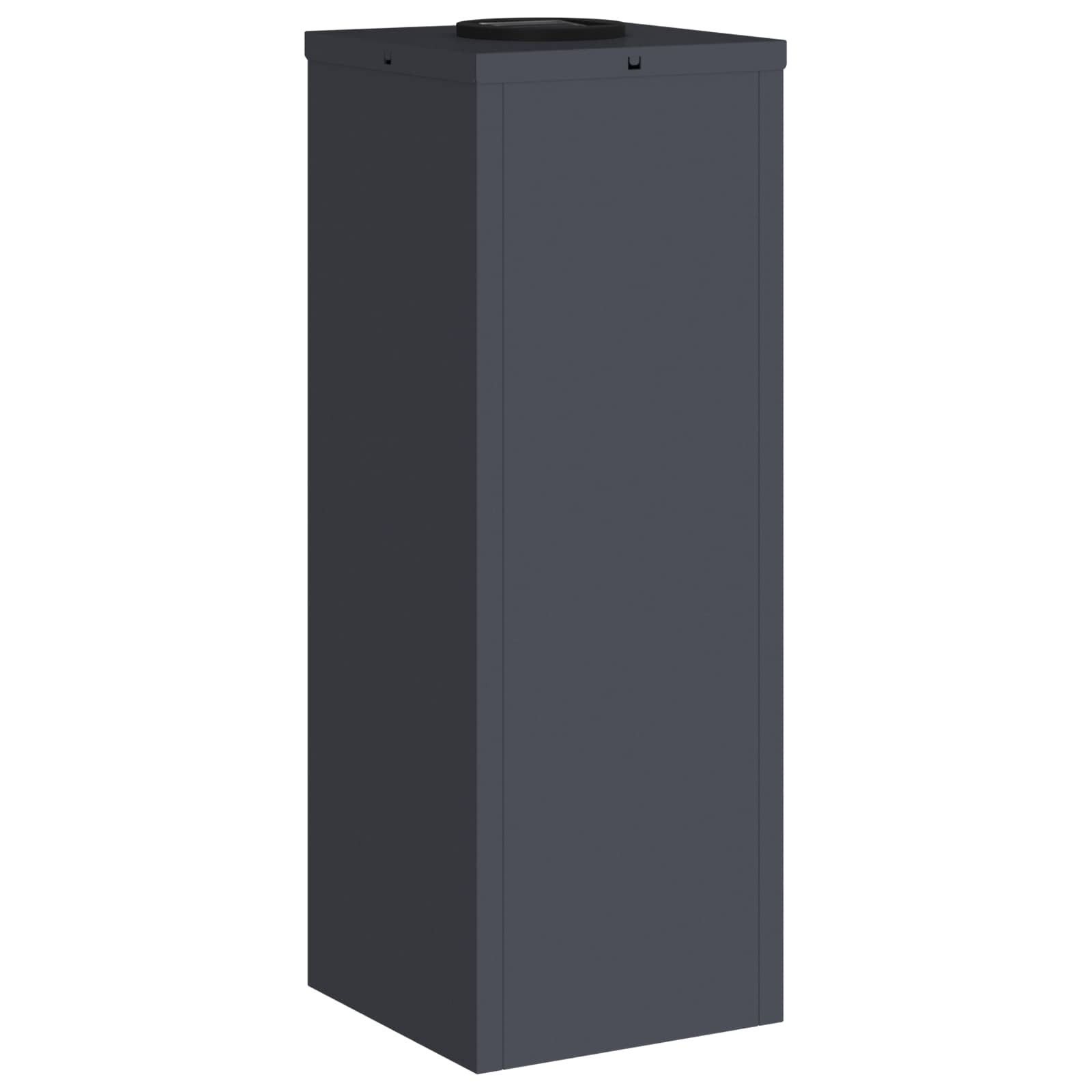 Zonne LED Padverlichting 2 pcs Antraciet Koudgewalst staal