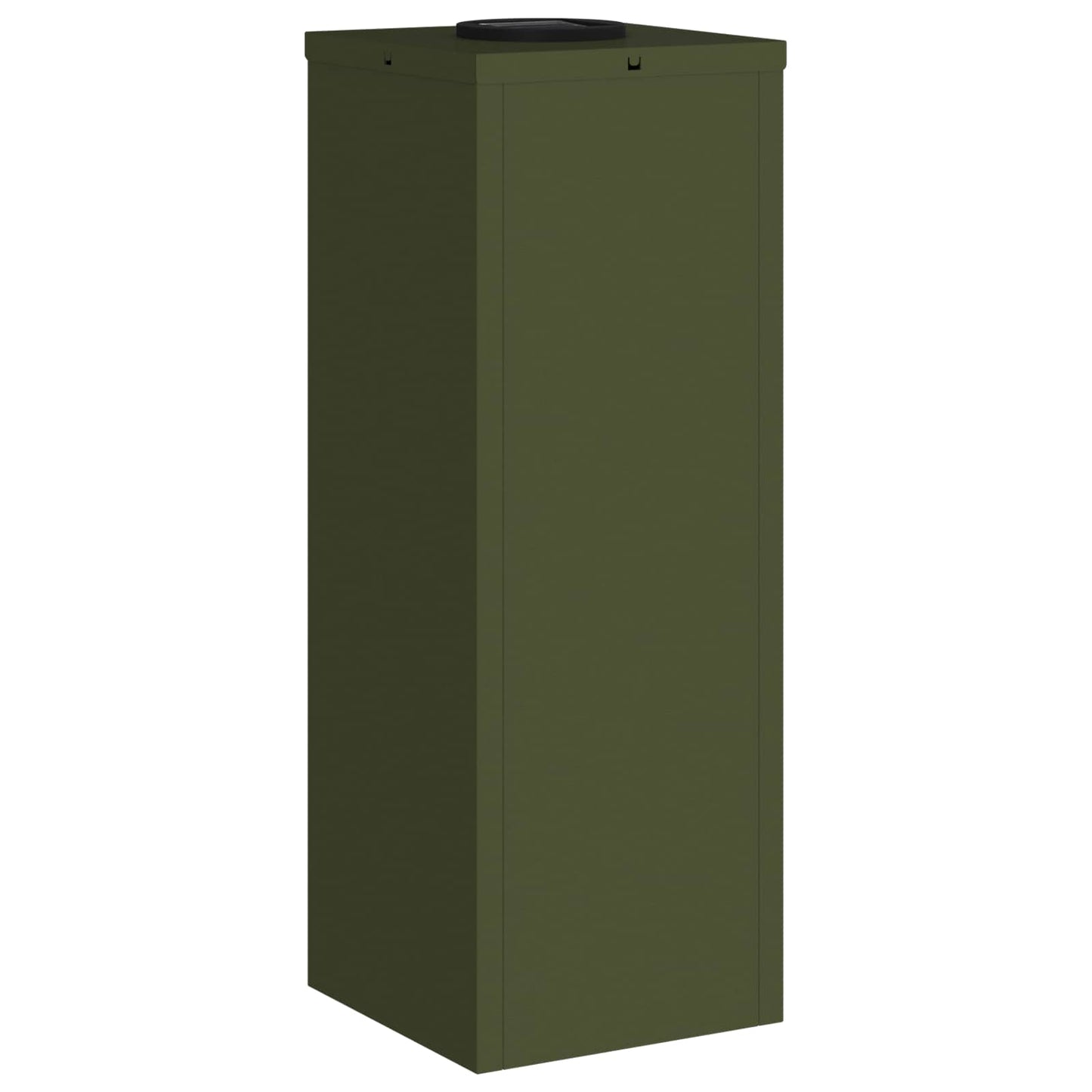 Zonne LED Padverlichting 2 pcs Olijf Groen Koudgewalst staal