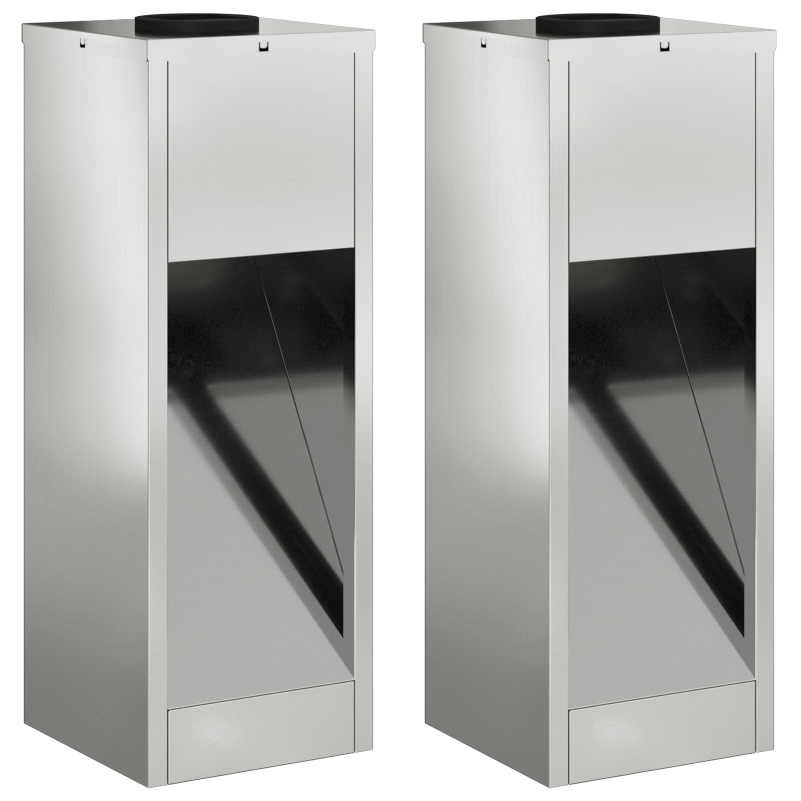 Zonne LED Padverlichting 2 pcs Gegalvaniseerd Gegalvaniseerd