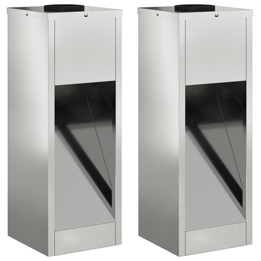 Zonne LED Padverlichting 2 pcs Gegalvaniseerd Gegalvaniseerd