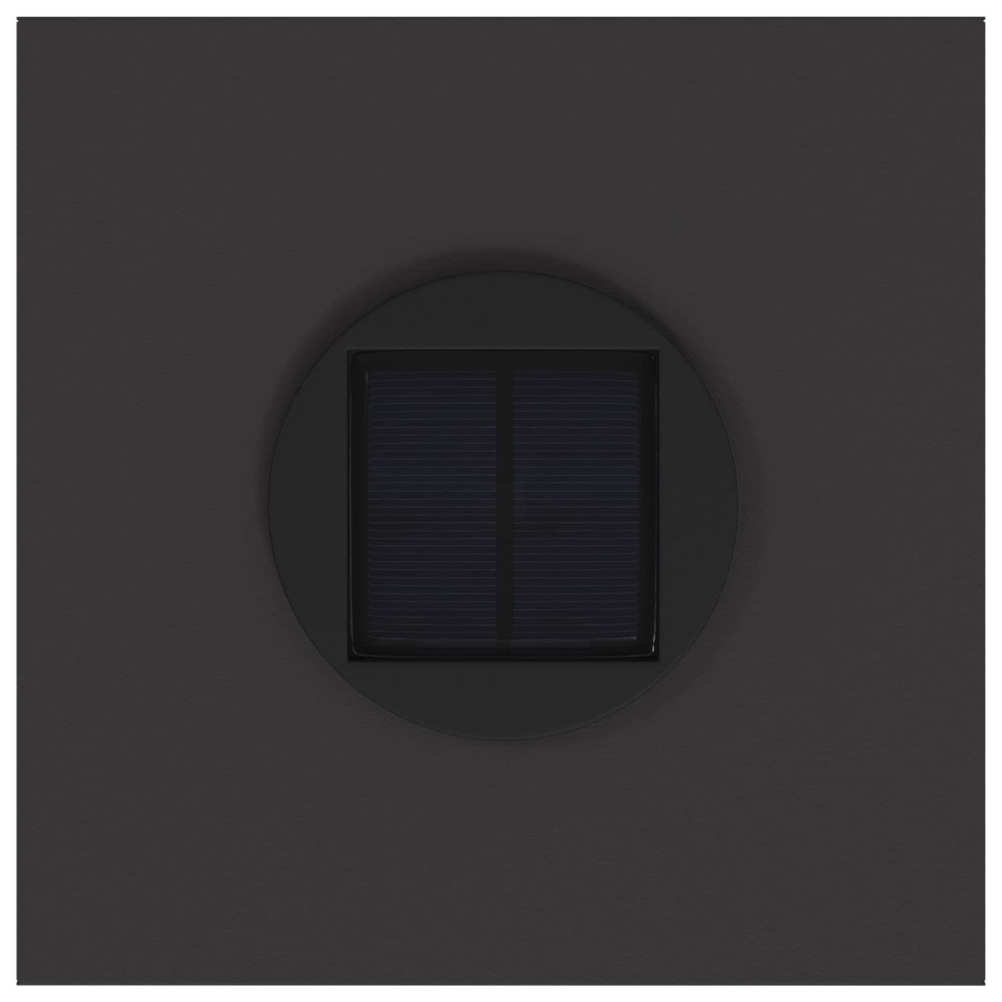 Zonne Led Padverlichting 2 Pcs Koudgewalst Staal 18 x 18 x 80 cm Zwart