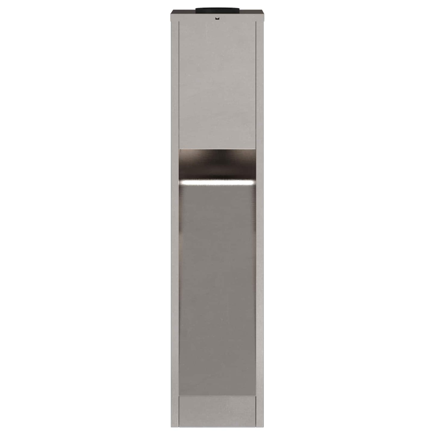 Zonne Led Padverlichting 2 Pcs 18 x 18 x 80 cm Roestvrij staal