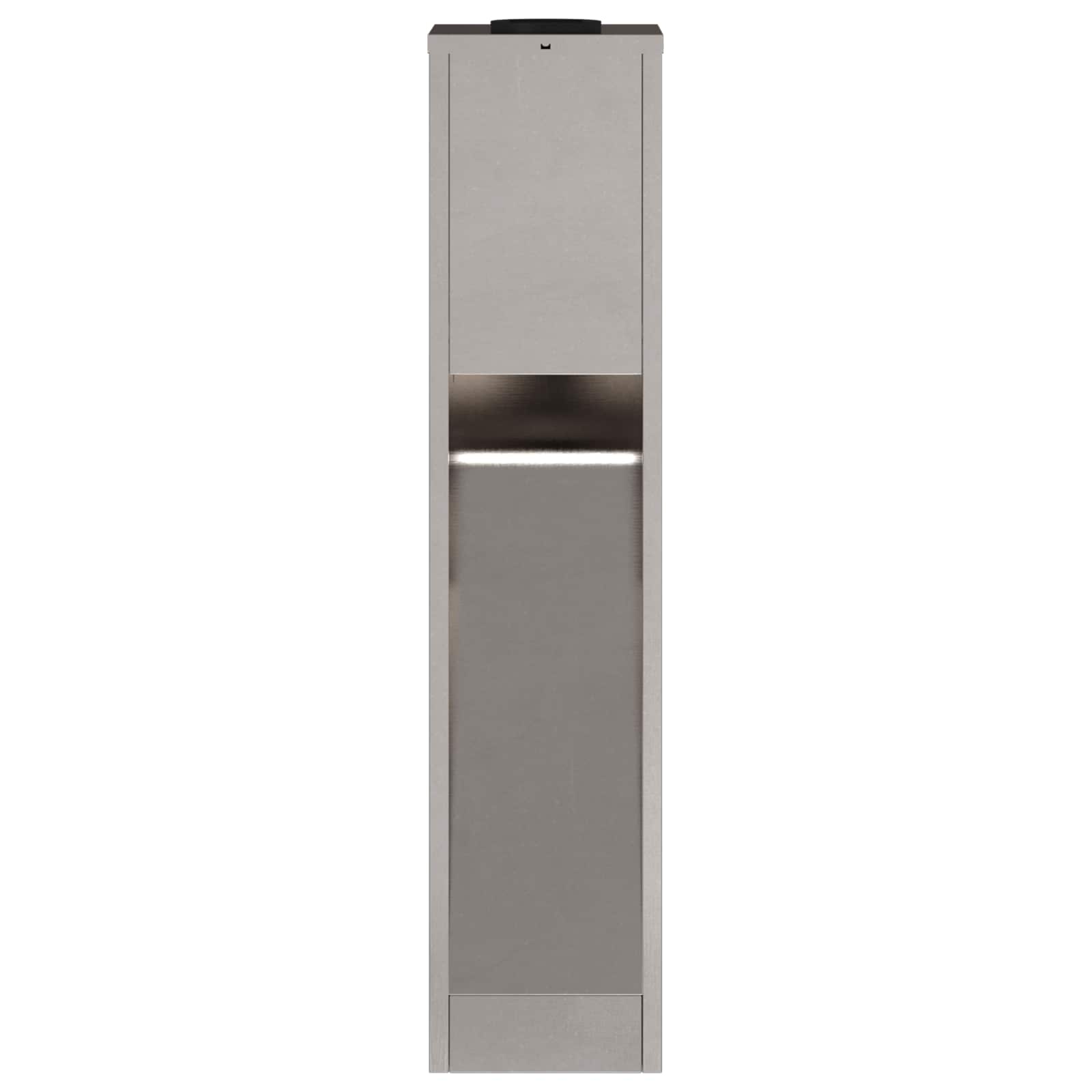 Zonne Led Padverlichting 2 Pcs 18 x 18 x 80 cm Roestvrij staal