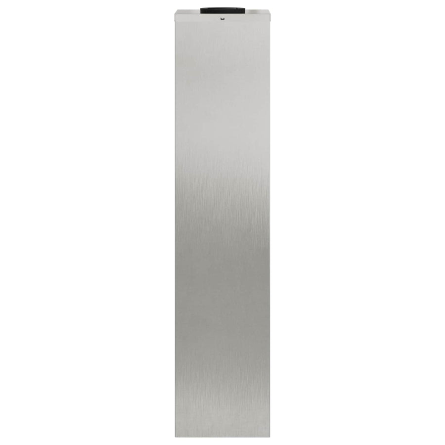Zonne Led Padverlichting 2 Pcs 18 x 18 x 80 cm Roestvrij staal