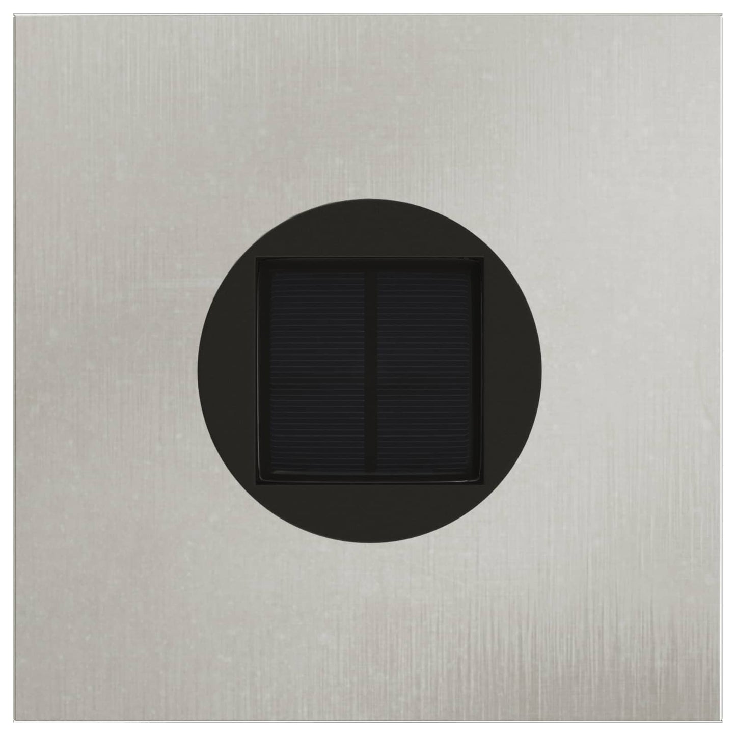 Zonne Led Padverlichting 2 Pcs 18 x 18 x 80 cm Roestvrij staal