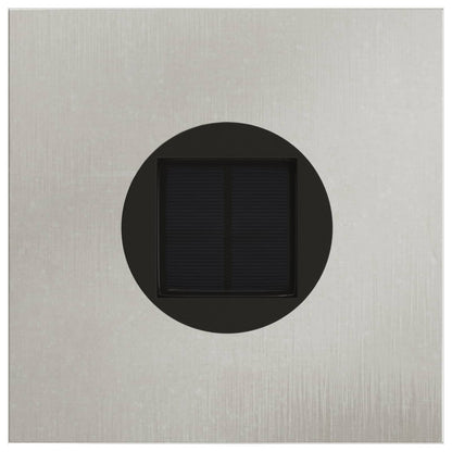 Zonne Led Padverlichting 2 Pcs 18 x 18 x 80 cm Roestvrij staal