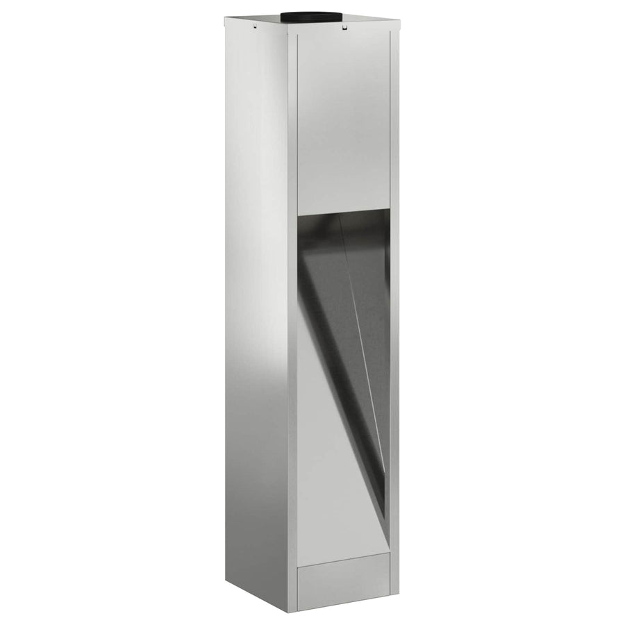 Zonne Led Padverlichting 2 Pcs Gegalvaniseerd Gegalvaniseerd 18 x 18 x 80 cm Geëgalvaniseerd staal