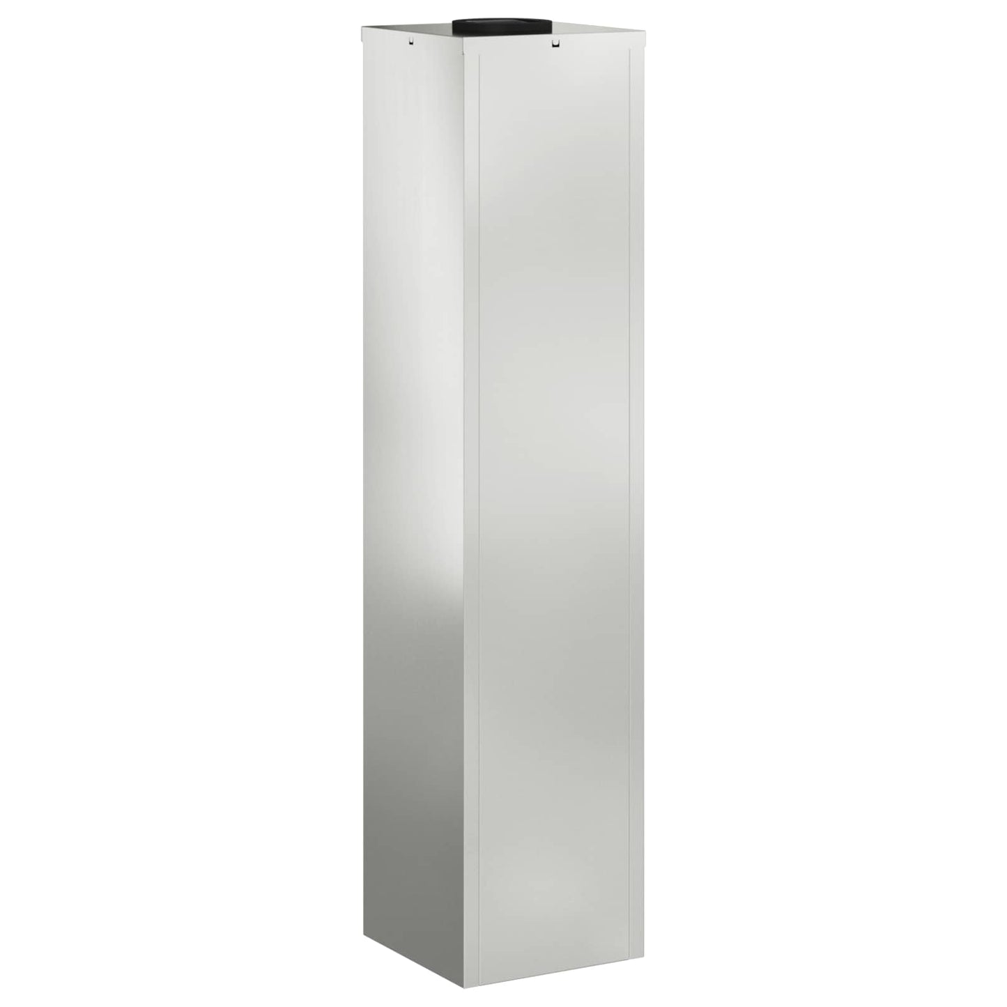 Zonne Led Padverlichting 2 Pcs Gegalvaniseerd Gegalvaniseerd 18 x 18 x 80 cm Geëgalvaniseerd staal