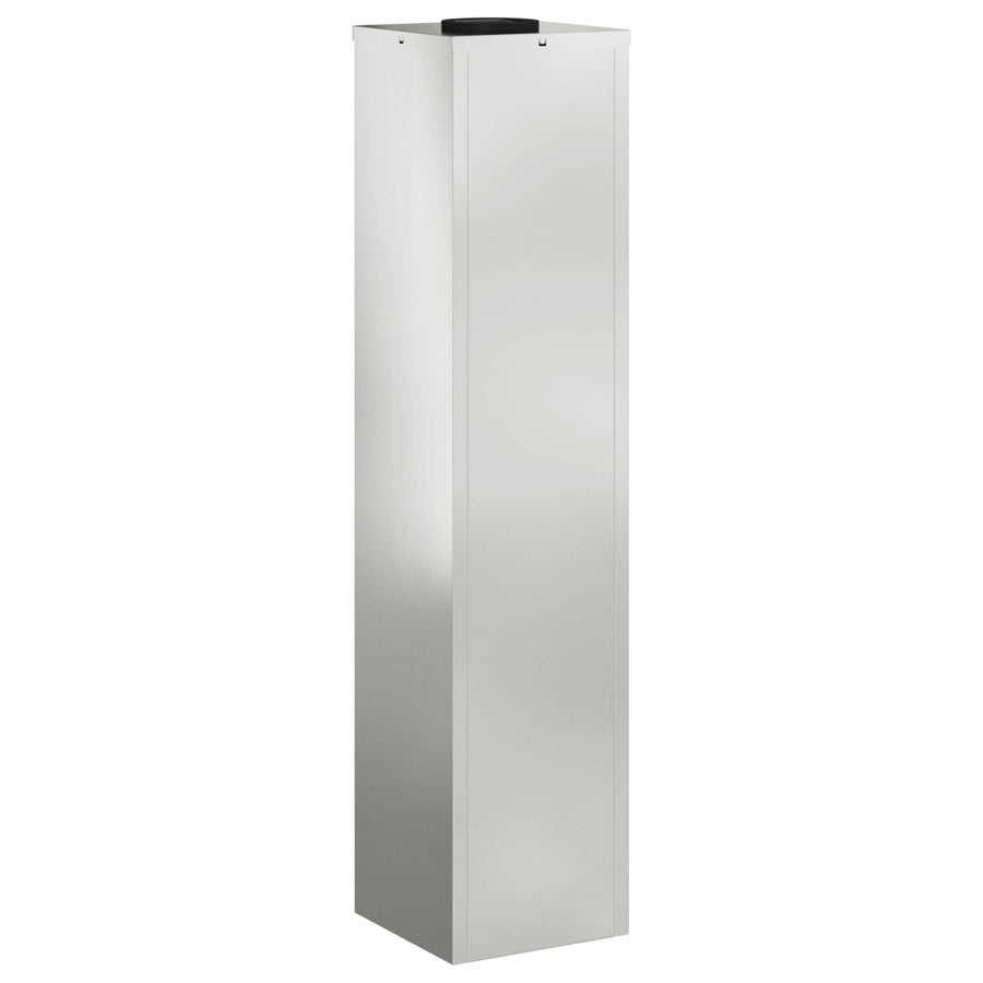 Zonne Led Padverlichting 2 Pcs Gegalvaniseerd Gegalvaniseerd 18 x 18 x 80 cm Geëgalvaniseerd staal
