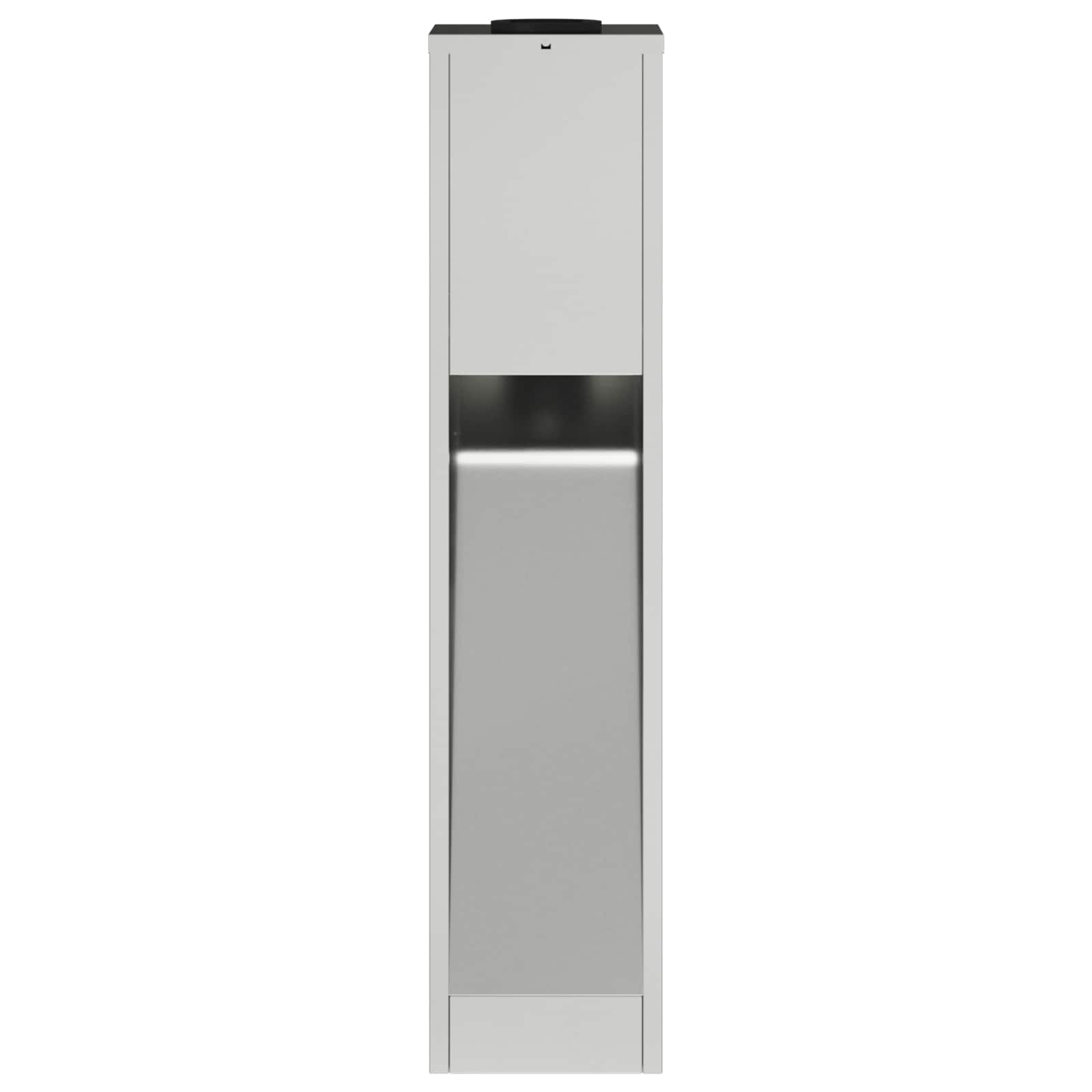 Zonne Led Padverlichting 2 Pcs Gegalvaniseerd Gegalvaniseerd 18 x 18 x 80 cm Geëgalvaniseerd staal