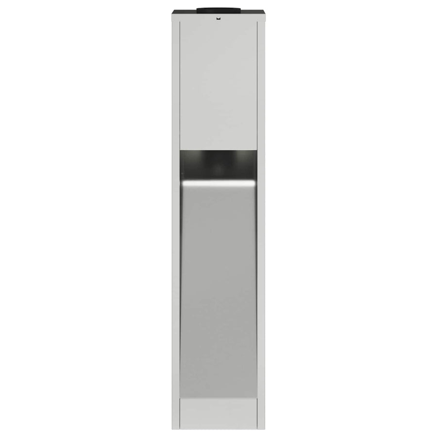 Zonne Led Padverlichting 2 Pcs Gegalvaniseerd Gegalvaniseerd 18 x 18 x 80 cm Geëgalvaniseerd staal