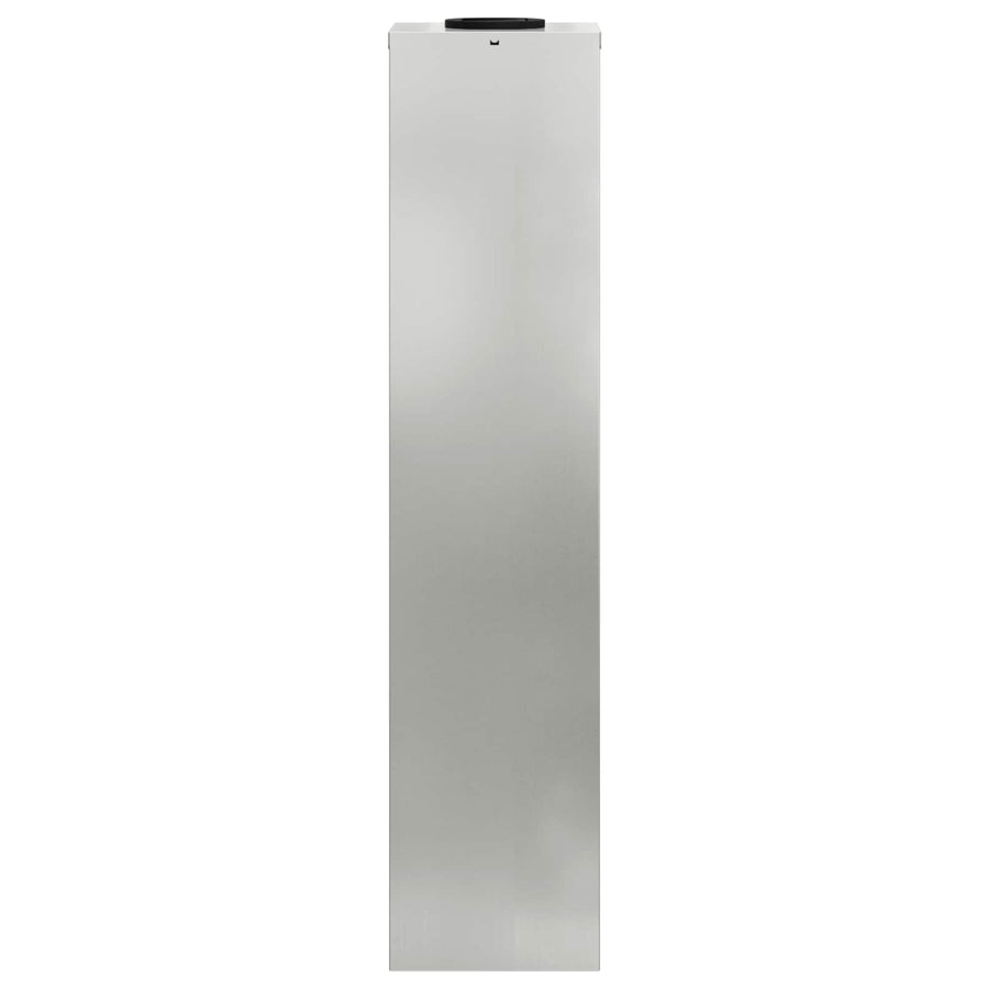 Zonne Led Padverlichting 2 Pcs Gegalvaniseerd Gegalvaniseerd 18 x 18 x 80 cm Geëgalvaniseerd staal