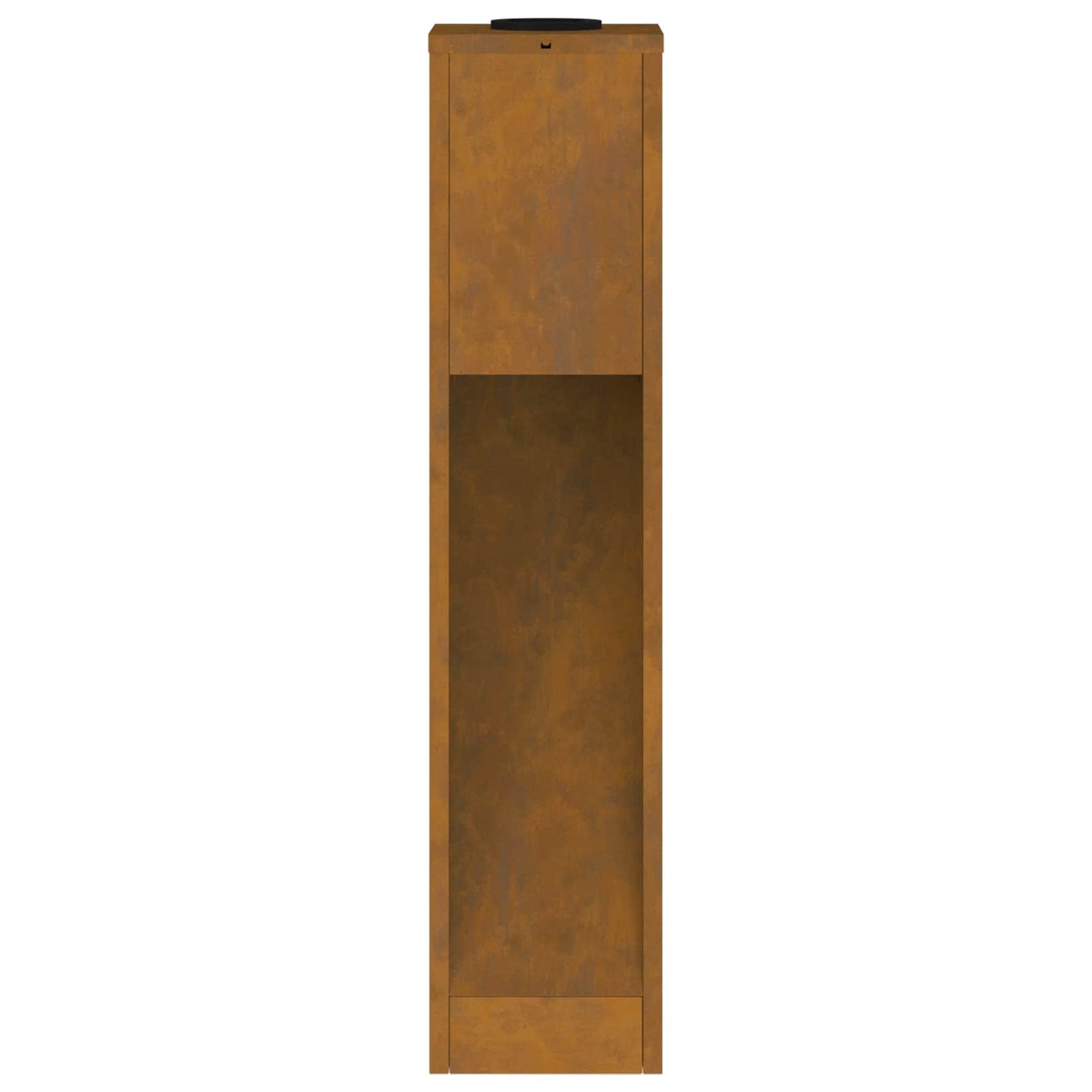 Zonne Led Padverlichting 2 Pcs Gegalvaniseerd Gegalvaniseerd 18 x 18 x 80 cm Cortenstaal