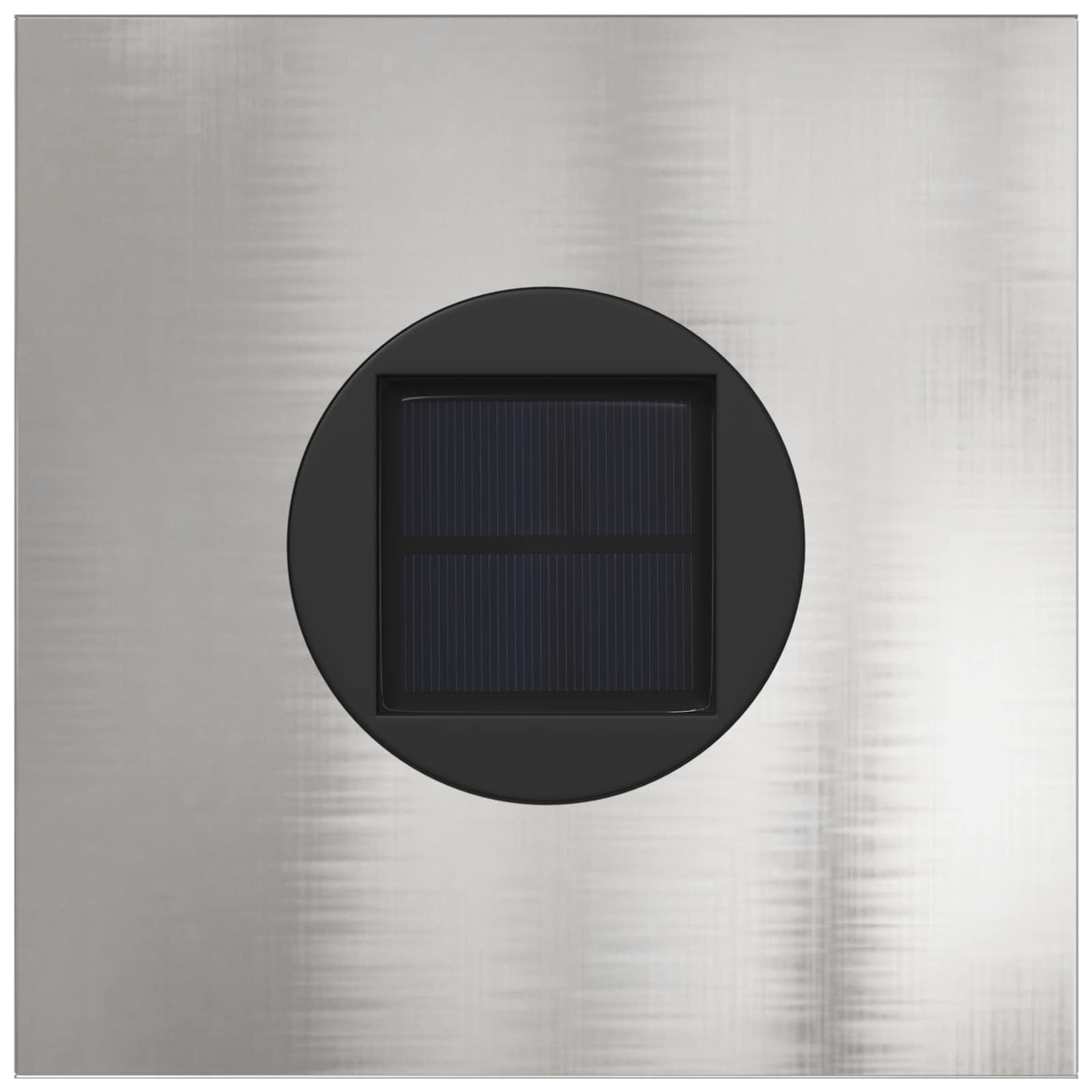 Solar Led Pad Licht 2 Pcs 18 x 18 x 50 cm Roestvrij staal