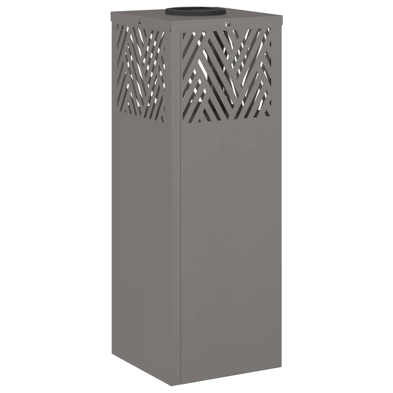 Solar Led Pad Licht Visgraat 2 Pcs 18 x 18 x 50 cm Cortenstaal