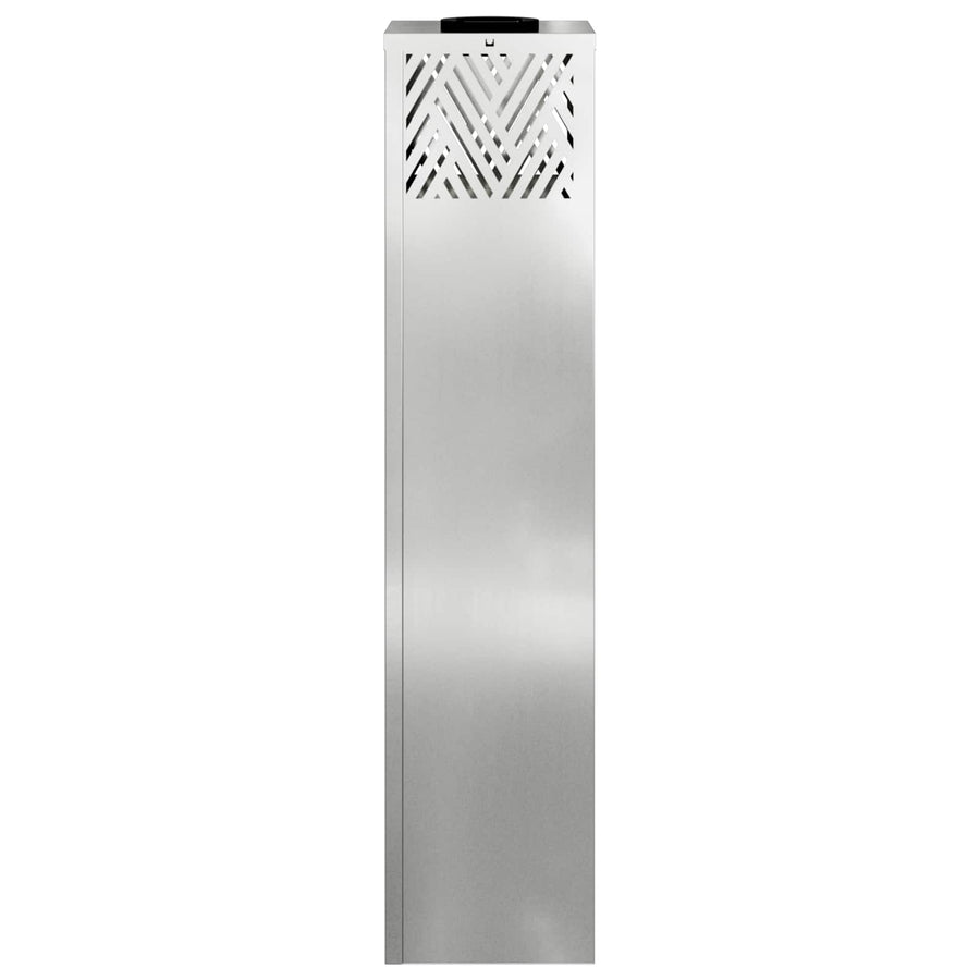 Solar Led Pad Licht 2 Pcs Gegalvaniseerd Gegalvaniseerd 18 x 18 x 80 cm Geëgalvaniseerd staal