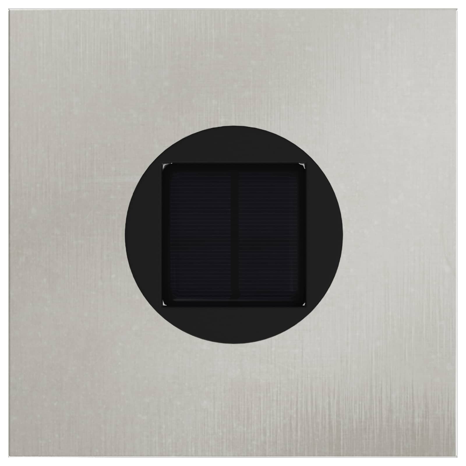 Solar Led Pad Licht 2 Pcs 18 x 18 x 50 cm Roestvrij staal Vijf-blaadjes bloem