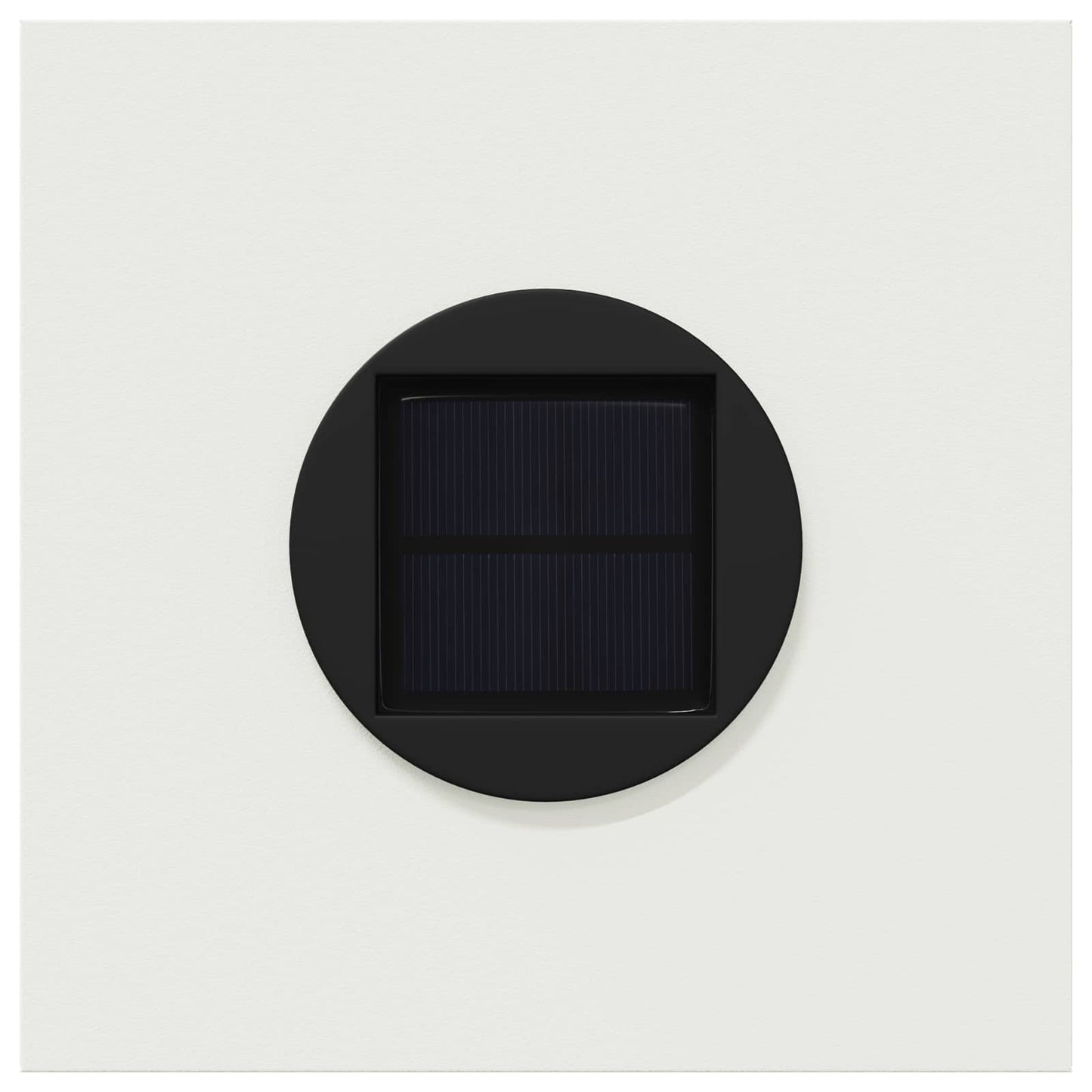 Solar LED Pad Licht 2 pcs Wit Koudgewalst staal