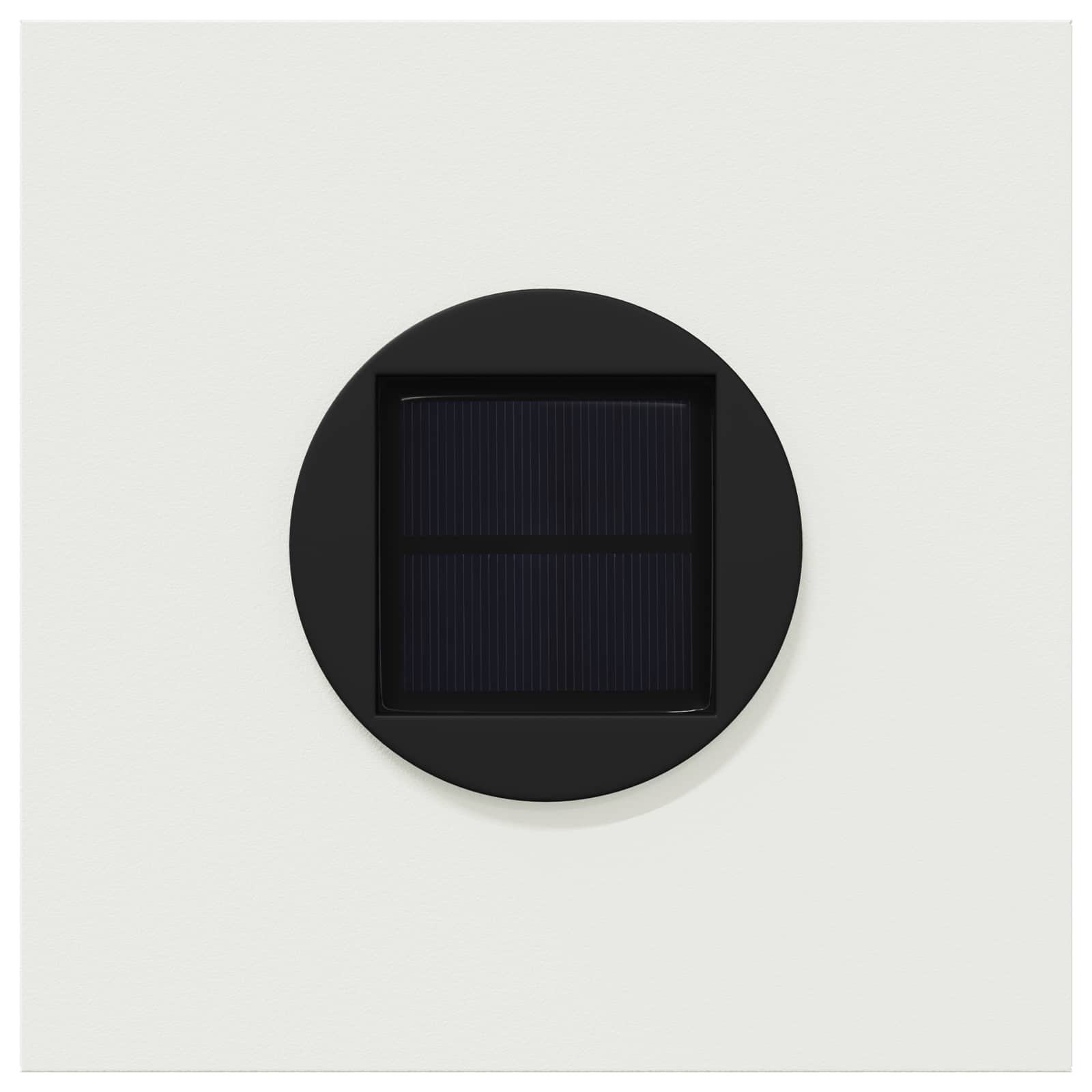 Solar LED Pad Licht 2 pcs Wit Koudgewalst staal