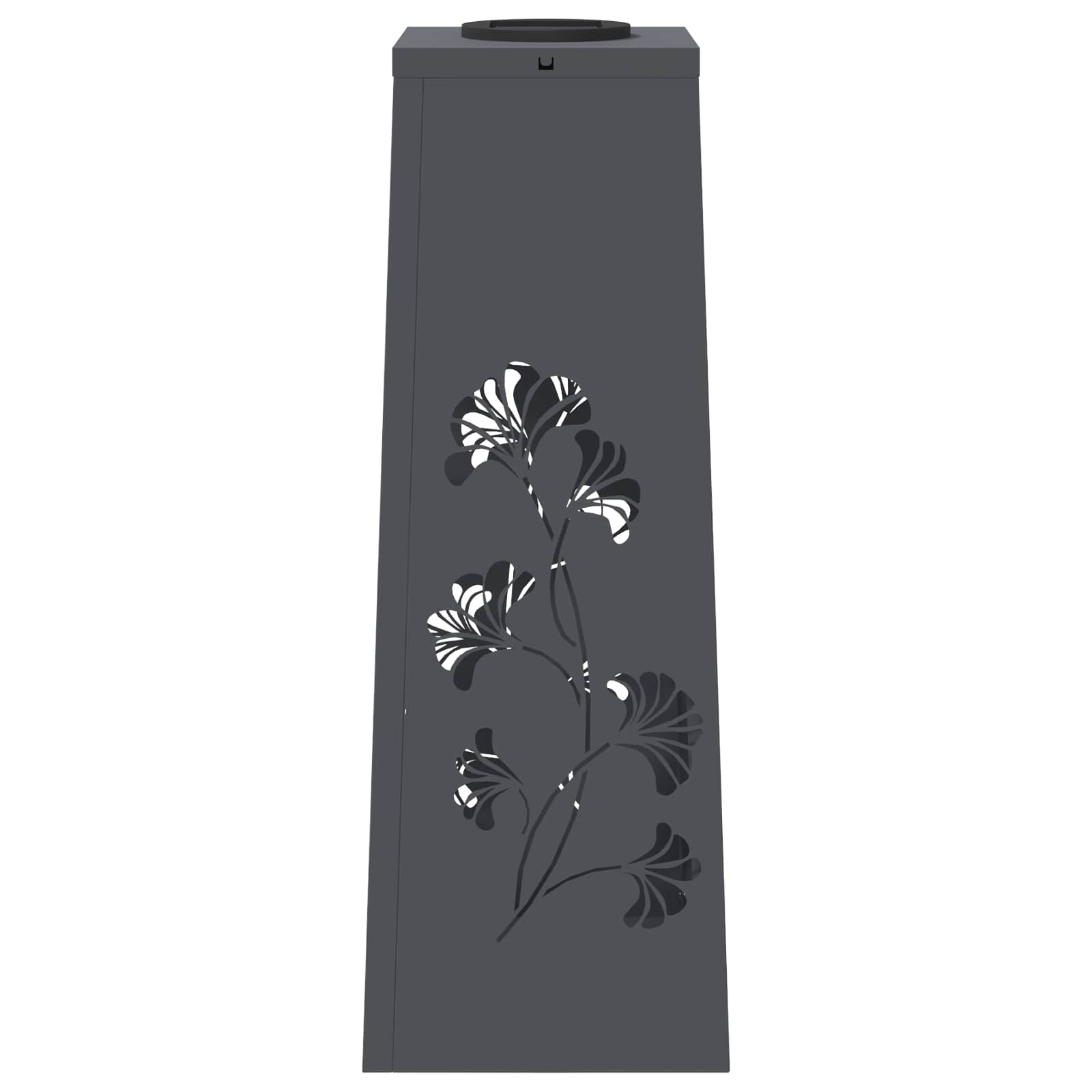 Solar LED Pad Licht 2 pcs Antraciet Koudgewalst staal