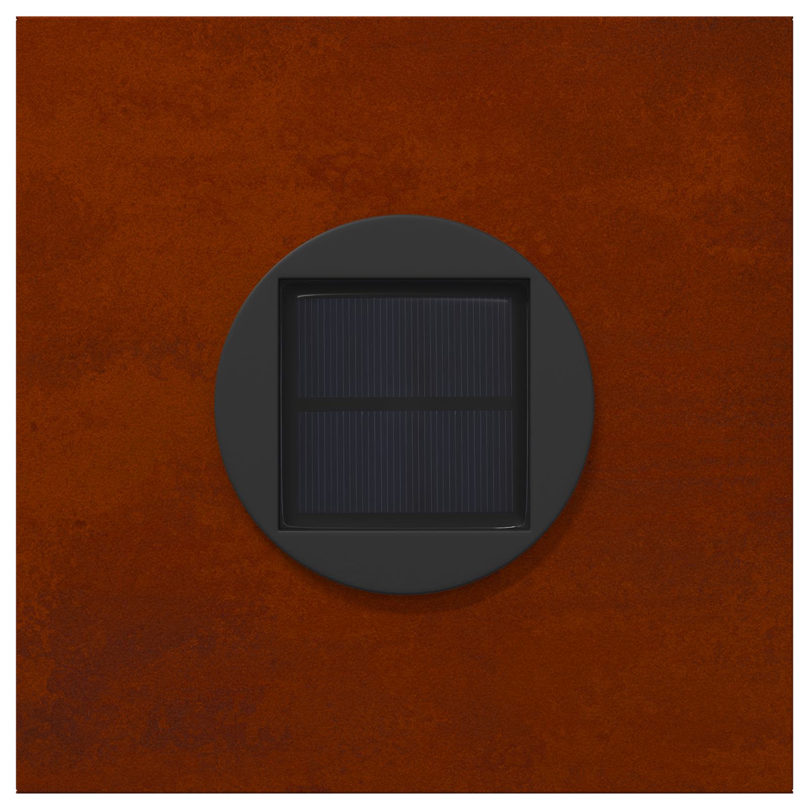 Solar LED Pad Licht 2 pcs Cortenstaal Cortenstaal
