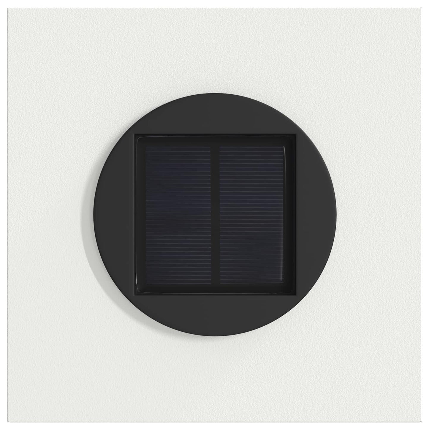 Solar Led Pad Licht 2 Pcs Koudgewalst Staal 18 x 18 x 80 cm Wit Tak patroon