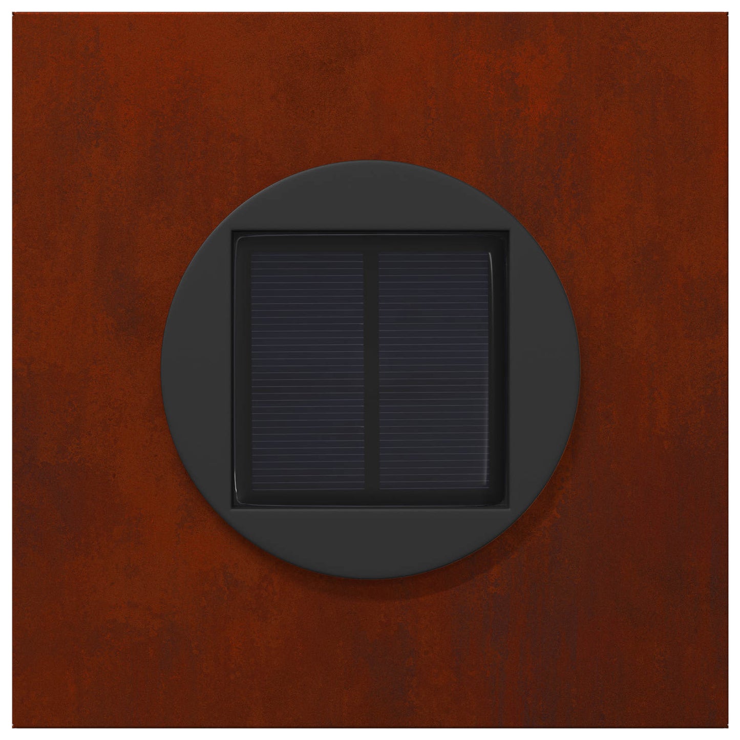 Solar Led Pad Licht 2 Pcs 18 x 18 x 80 cm Cortenstaal Tak patroon