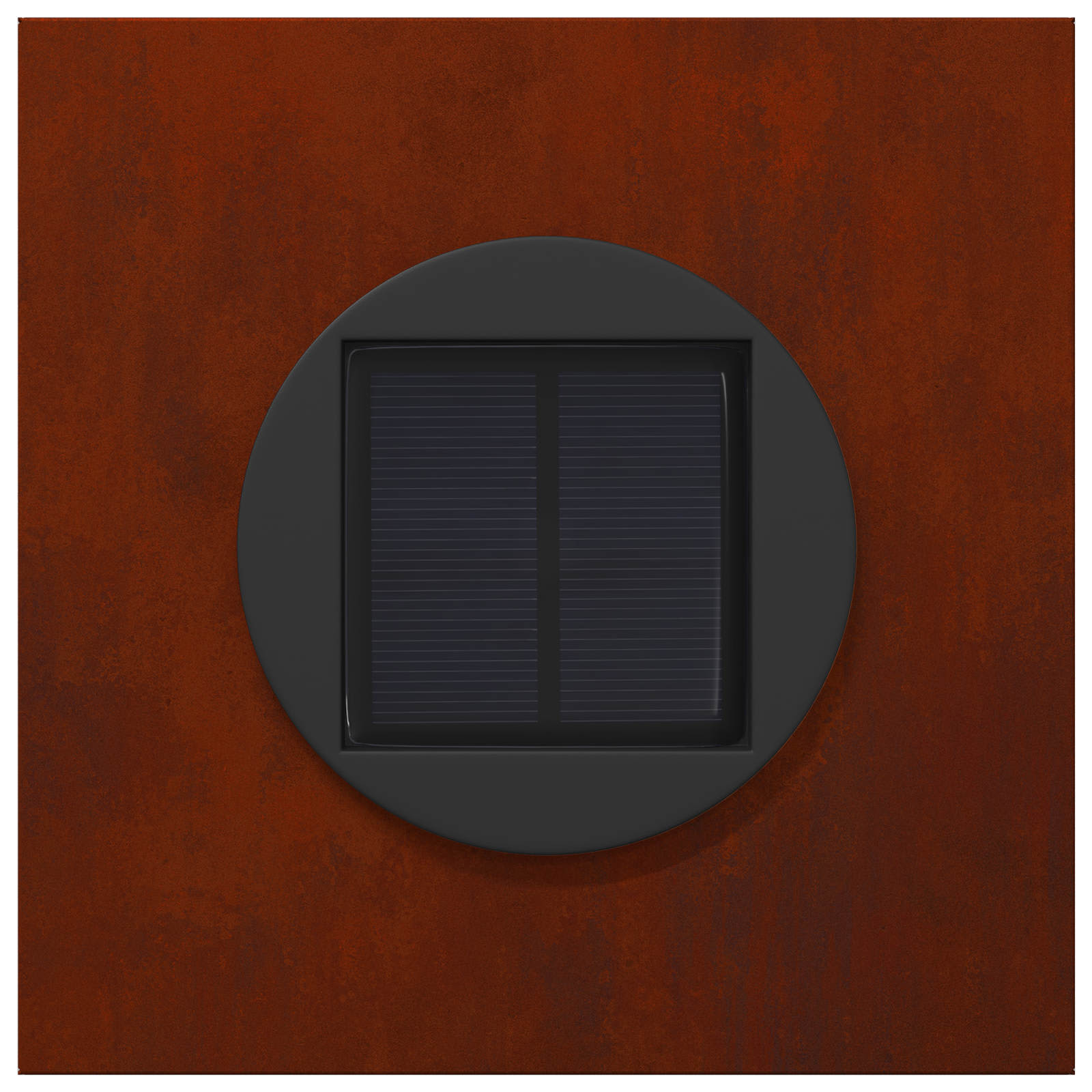 Solar Led Pad Licht 2 Pcs 18 x 18 x 80 cm Cortenstaal Tak patroon