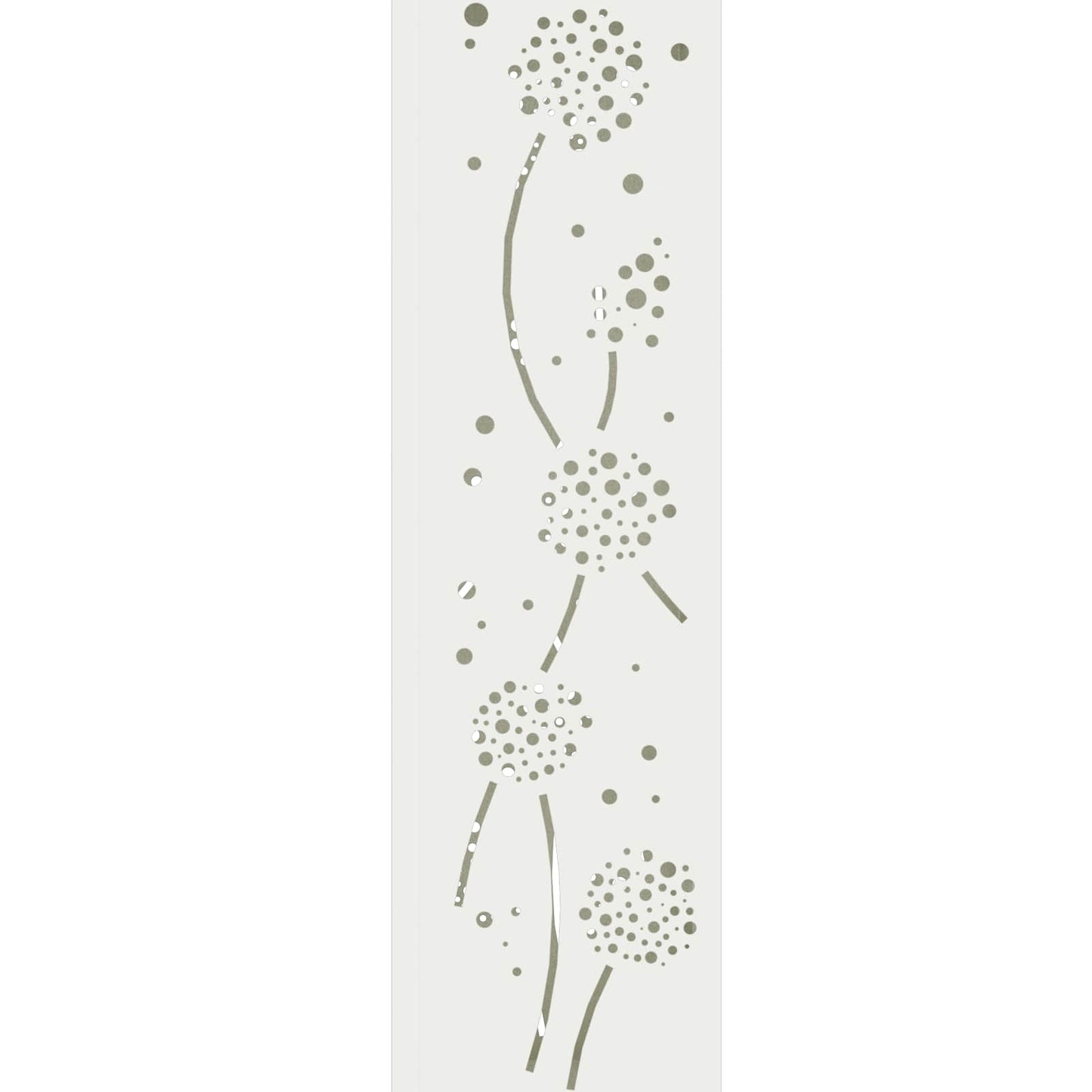 Solar Led Pad Licht 2 Pcs Koudgewalst Staal 18 x 18 x 80 cm Wit Paardenbloem patroon