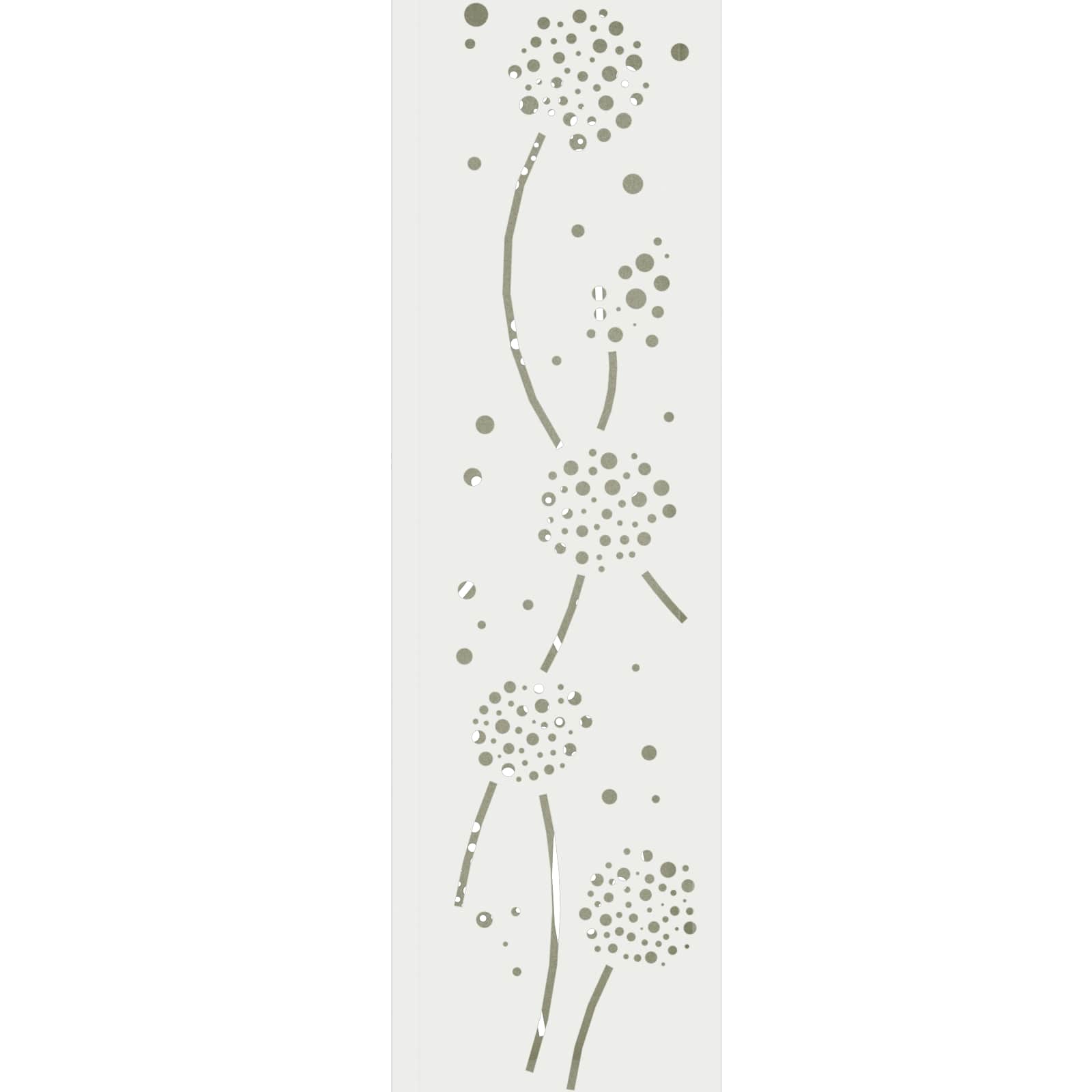Solar Led Pad Licht 2 Pcs Koudgewalst Staal 18 x 18 x 80 cm Wit Paardenbloem patroon